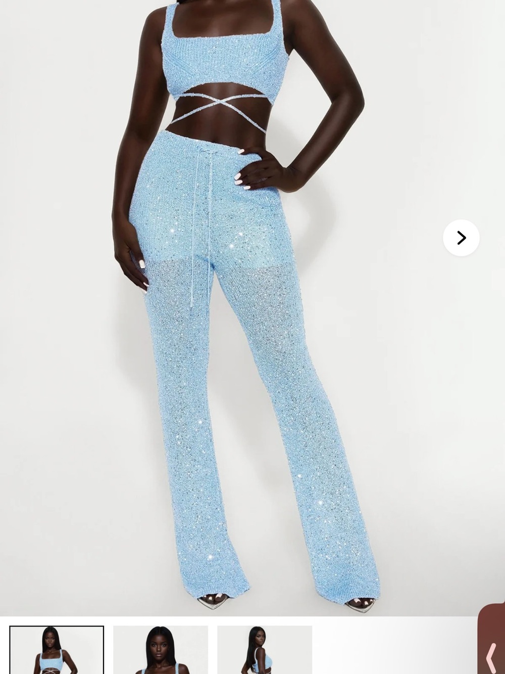 Fashion Nova spotlight on me pant set